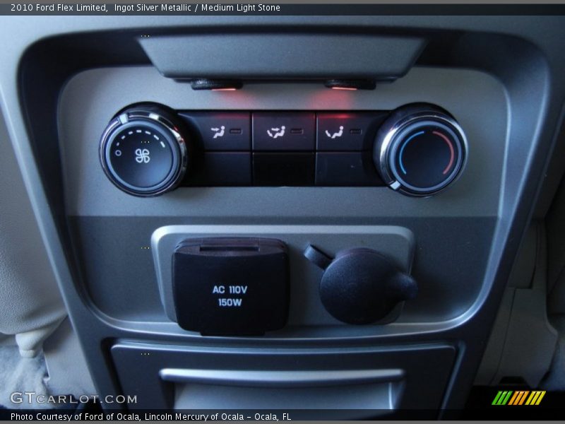 Ingot Silver Metallic / Medium Light Stone 2010 Ford Flex Limited
