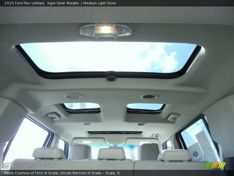 Ingot Silver Metallic / Medium Light Stone 2010 Ford Flex Limited