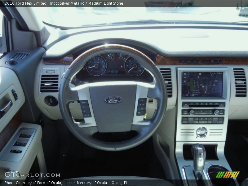 Ingot Silver Metallic / Medium Light Stone 2010 Ford Flex Limited