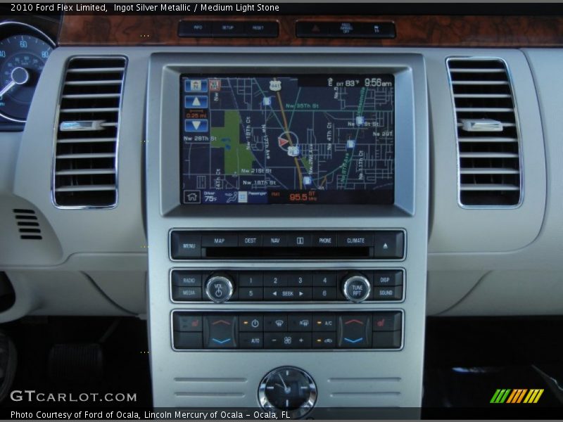 Ingot Silver Metallic / Medium Light Stone 2010 Ford Flex Limited