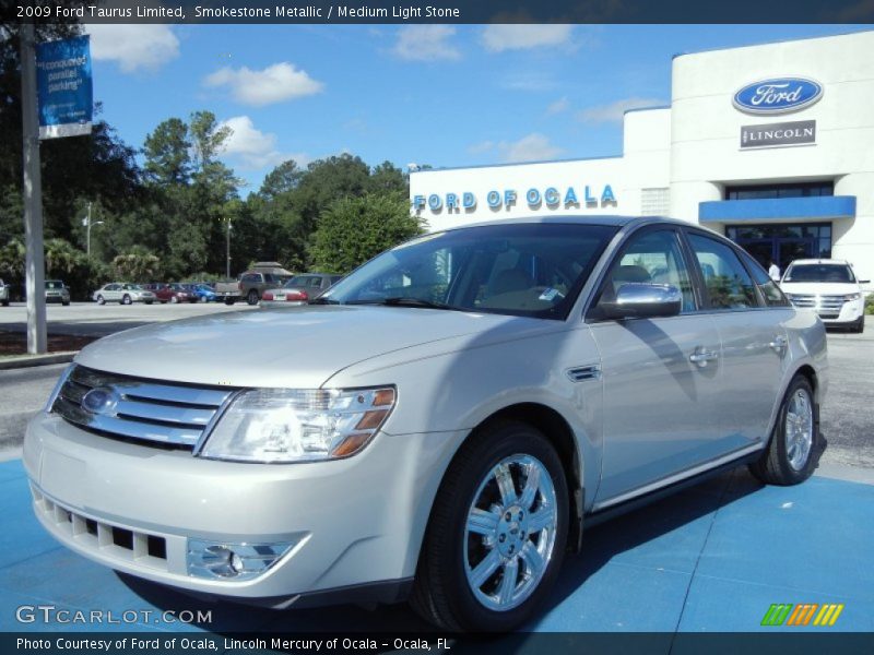 Smokestone Metallic / Medium Light Stone 2009 Ford Taurus Limited