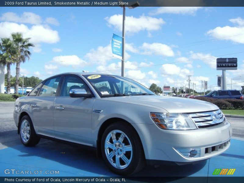 Smokestone Metallic / Medium Light Stone 2009 Ford Taurus Limited