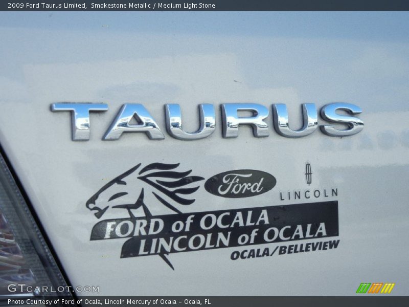 Smokestone Metallic / Medium Light Stone 2009 Ford Taurus Limited