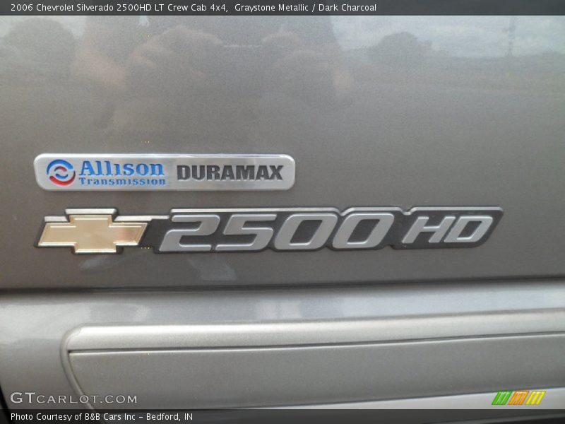 Graystone Metallic / Dark Charcoal 2006 Chevrolet Silverado 2500HD LT Crew Cab 4x4