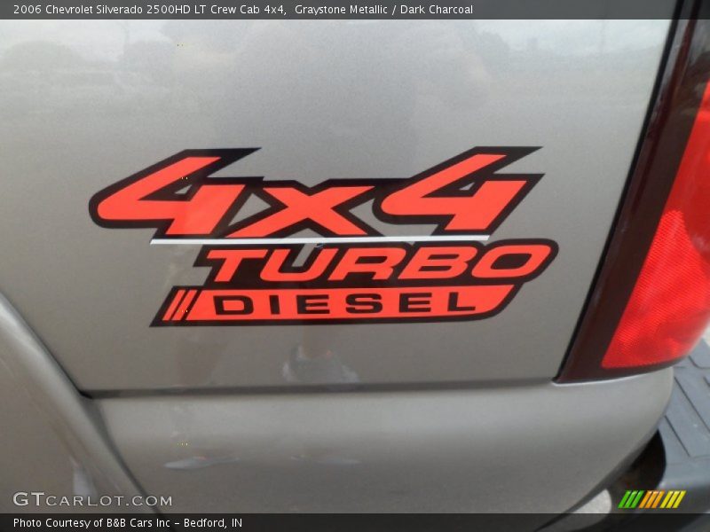 Graystone Metallic / Dark Charcoal 2006 Chevrolet Silverado 2500HD LT Crew Cab 4x4