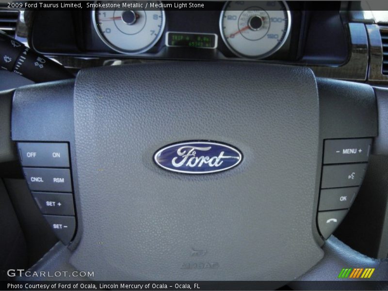 Smokestone Metallic / Medium Light Stone 2009 Ford Taurus Limited