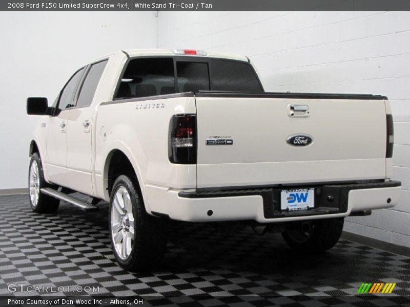 White Sand Tri-Coat / Tan 2008 Ford F150 Limited SuperCrew 4x4