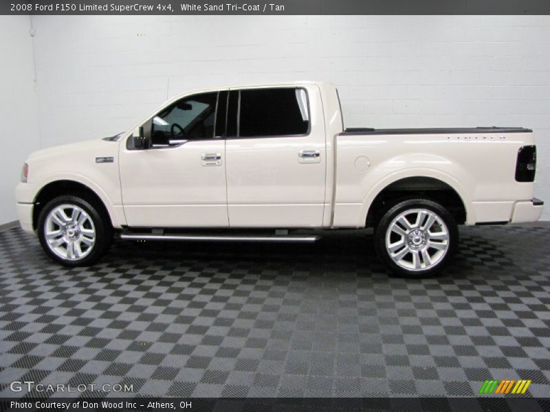 White Sand Tri-Coat / Tan 2008 Ford F150 Limited SuperCrew 4x4