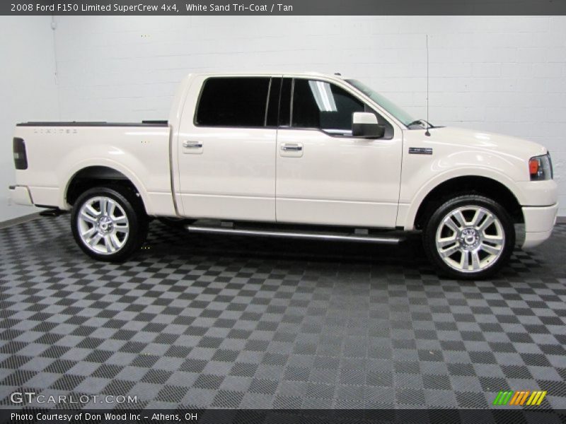 White Sand Tri-Coat / Tan 2008 Ford F150 Limited SuperCrew 4x4