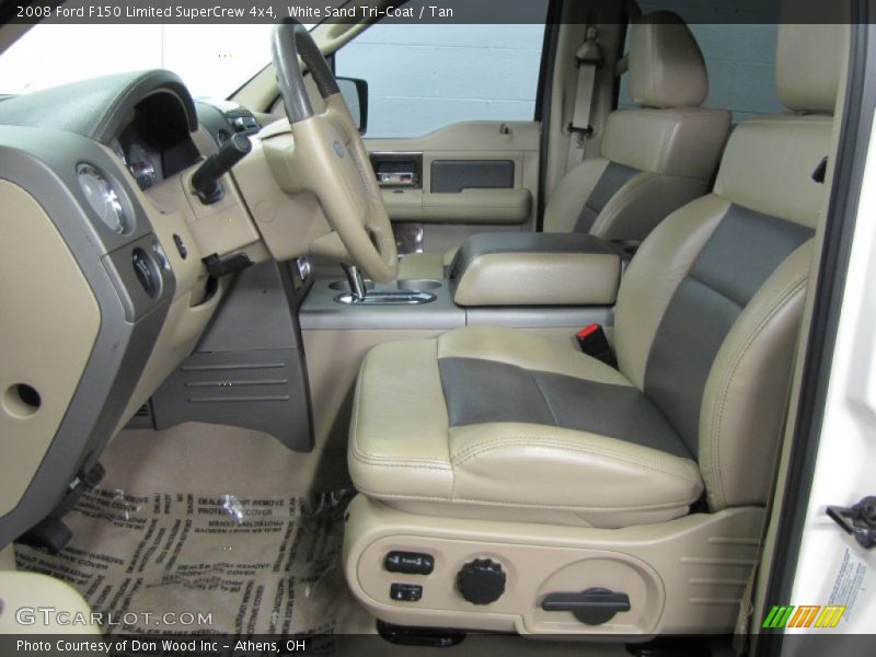 Front Seat of 2008 F150 Limited SuperCrew 4x4