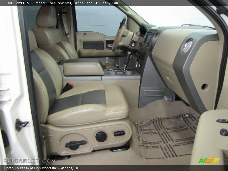 White Sand Tri-Coat / Tan 2008 Ford F150 Limited SuperCrew 4x4