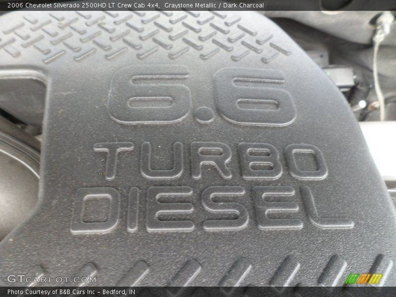 Graystone Metallic / Dark Charcoal 2006 Chevrolet Silverado 2500HD LT Crew Cab 4x4