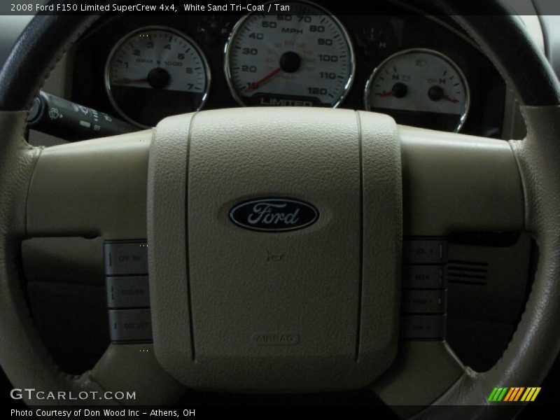 White Sand Tri-Coat / Tan 2008 Ford F150 Limited SuperCrew 4x4