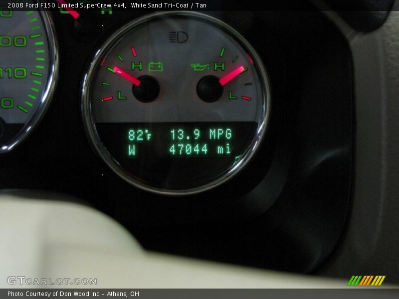 White Sand Tri-Coat / Tan 2008 Ford F150 Limited SuperCrew 4x4