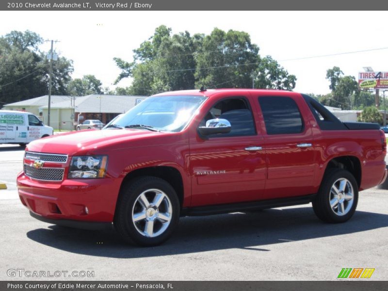 Victory Red / Ebony 2010 Chevrolet Avalanche LT