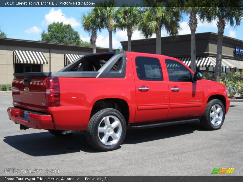 Victory Red / Ebony 2010 Chevrolet Avalanche LT