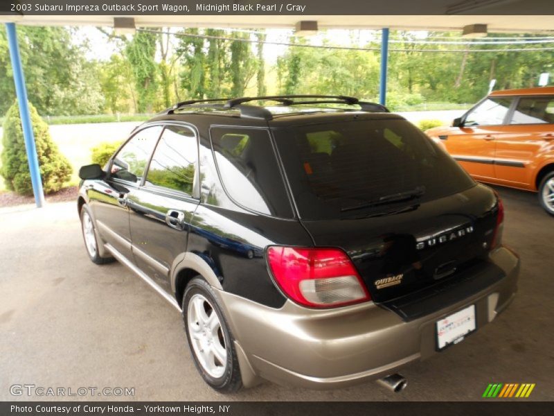 Midnight Black Pearl / Gray 2003 Subaru Impreza Outback Sport Wagon