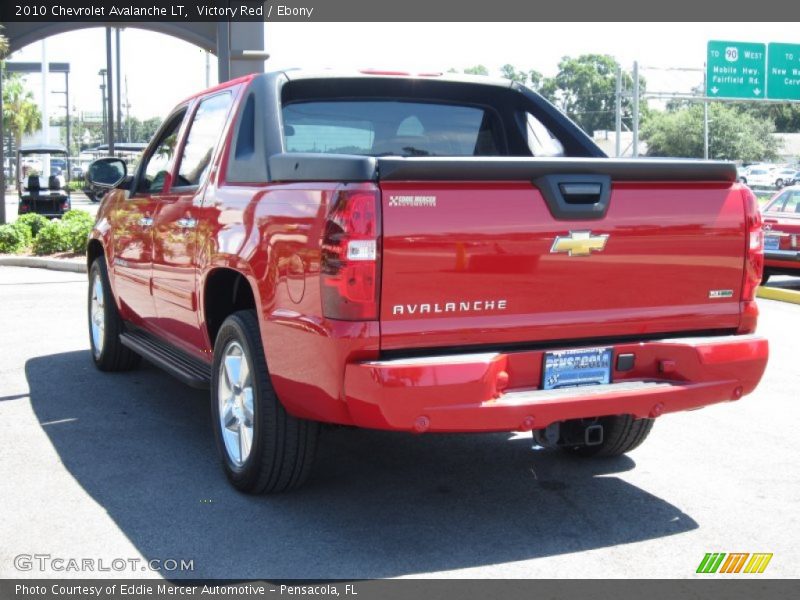 Victory Red / Ebony 2010 Chevrolet Avalanche LT