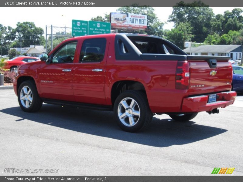 Victory Red / Ebony 2010 Chevrolet Avalanche LT