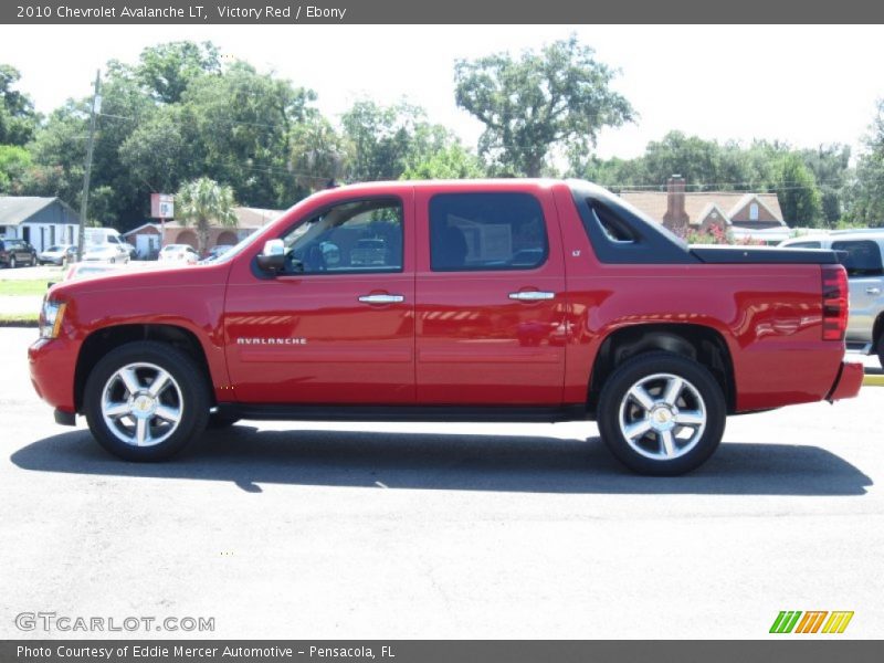 Victory Red / Ebony 2010 Chevrolet Avalanche LT