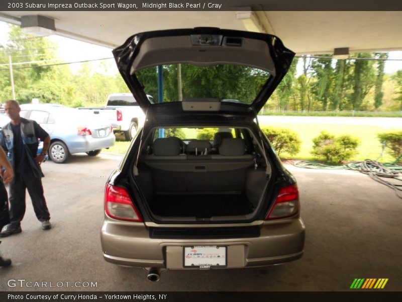 Midnight Black Pearl / Gray 2003 Subaru Impreza Outback Sport Wagon