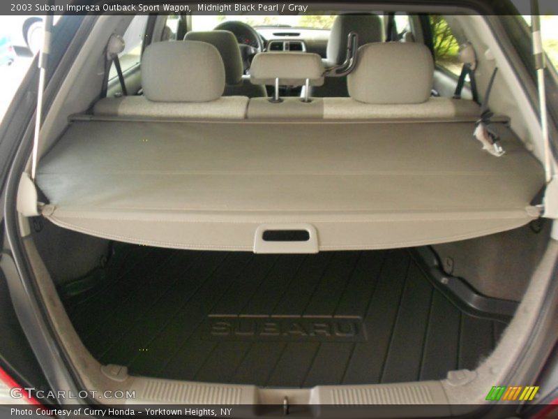 Midnight Black Pearl / Gray 2003 Subaru Impreza Outback Sport Wagon