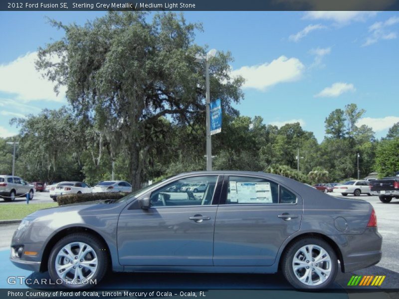 Sterling Grey Metallic / Medium Light Stone 2012 Ford Fusion SE