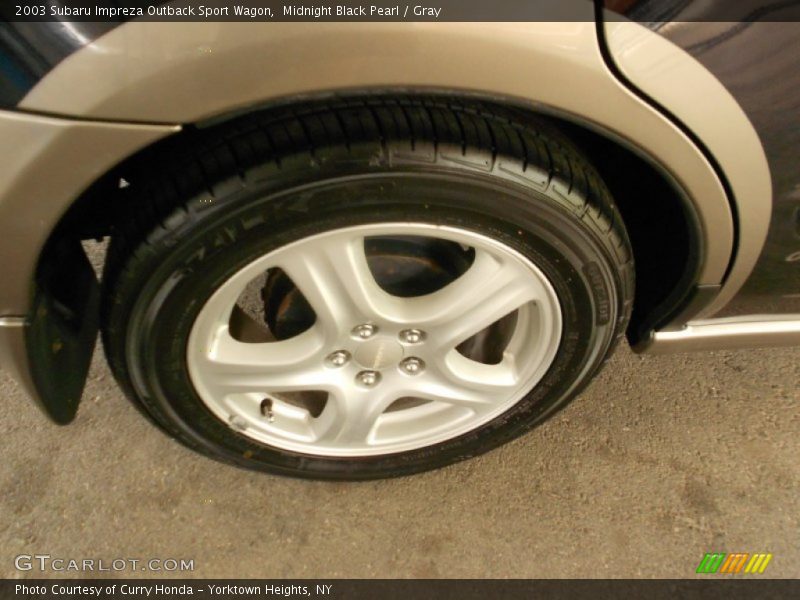 Midnight Black Pearl / Gray 2003 Subaru Impreza Outback Sport Wagon