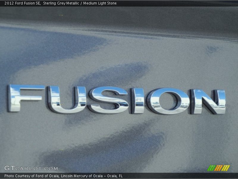 Sterling Grey Metallic / Medium Light Stone 2012 Ford Fusion SE