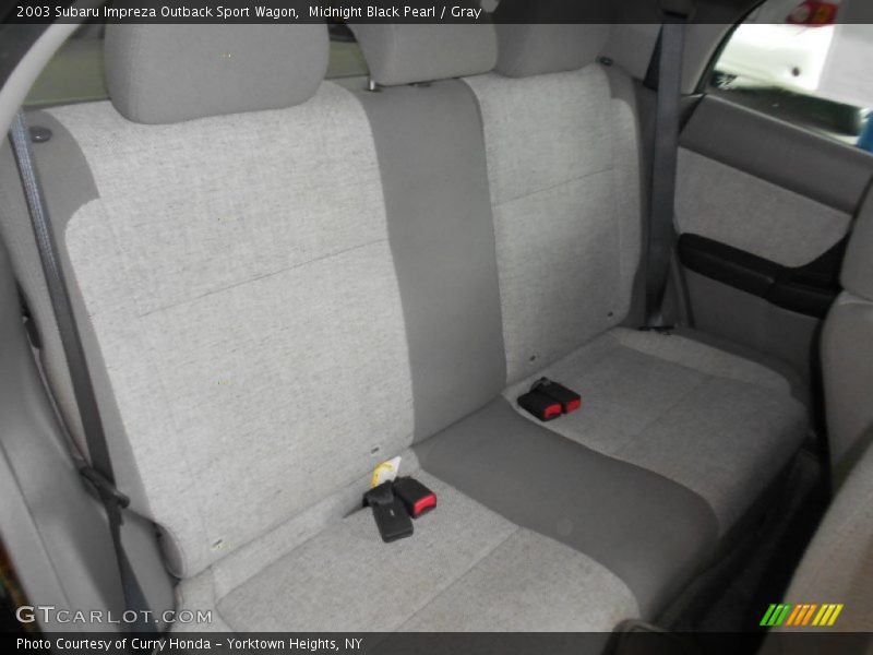 Midnight Black Pearl / Gray 2003 Subaru Impreza Outback Sport Wagon