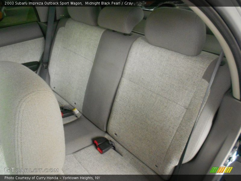 Midnight Black Pearl / Gray 2003 Subaru Impreza Outback Sport Wagon