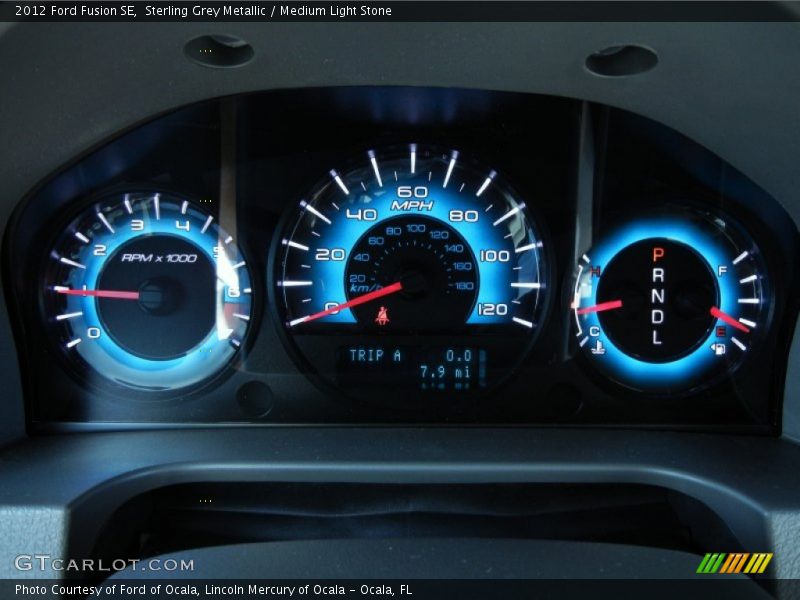Sterling Grey Metallic / Medium Light Stone 2012 Ford Fusion SE