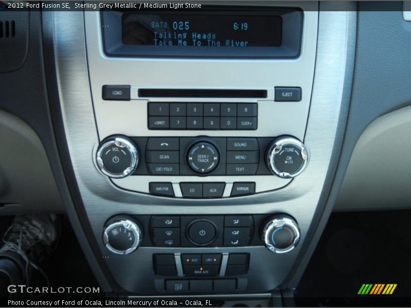 Sterling Grey Metallic / Medium Light Stone 2012 Ford Fusion SE