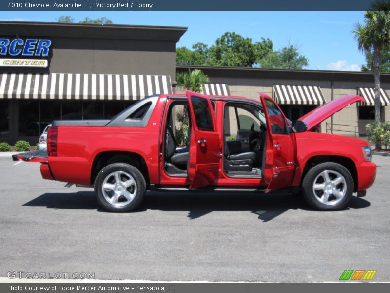 Victory Red / Ebony 2010 Chevrolet Avalanche LT