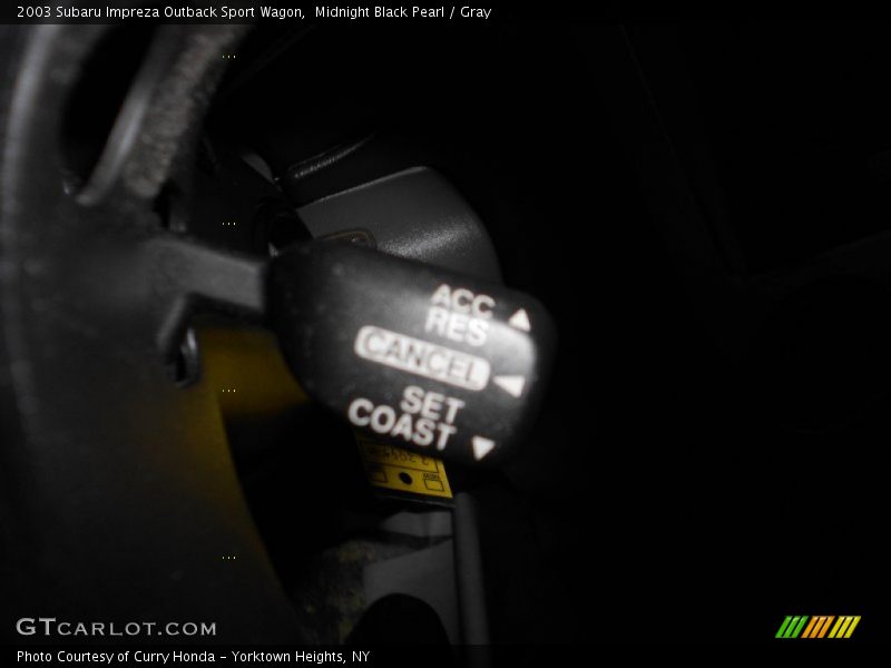 Midnight Black Pearl / Gray 2003 Subaru Impreza Outback Sport Wagon