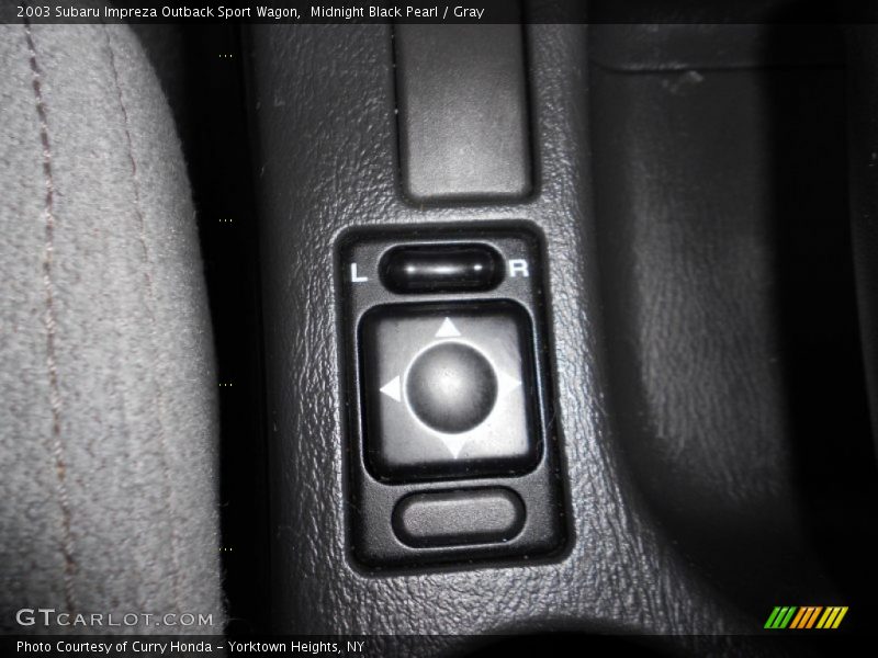 Midnight Black Pearl / Gray 2003 Subaru Impreza Outback Sport Wagon