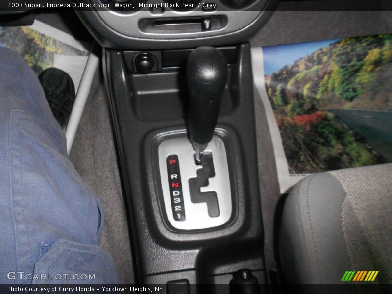 Midnight Black Pearl / Gray 2003 Subaru Impreza Outback Sport Wagon