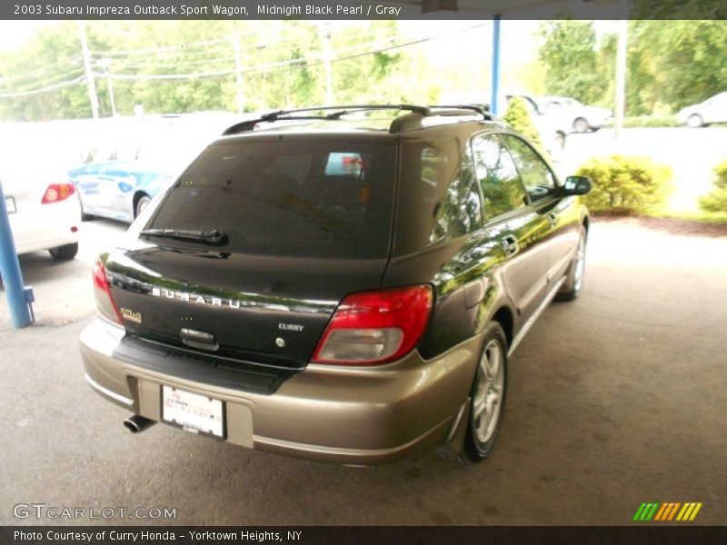 Midnight Black Pearl / Gray 2003 Subaru Impreza Outback Sport Wagon