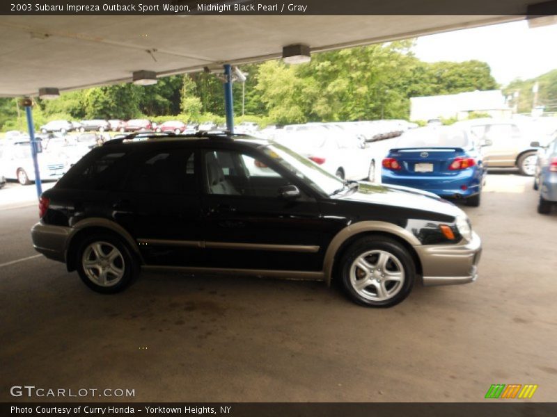 Midnight Black Pearl / Gray 2003 Subaru Impreza Outback Sport Wagon
