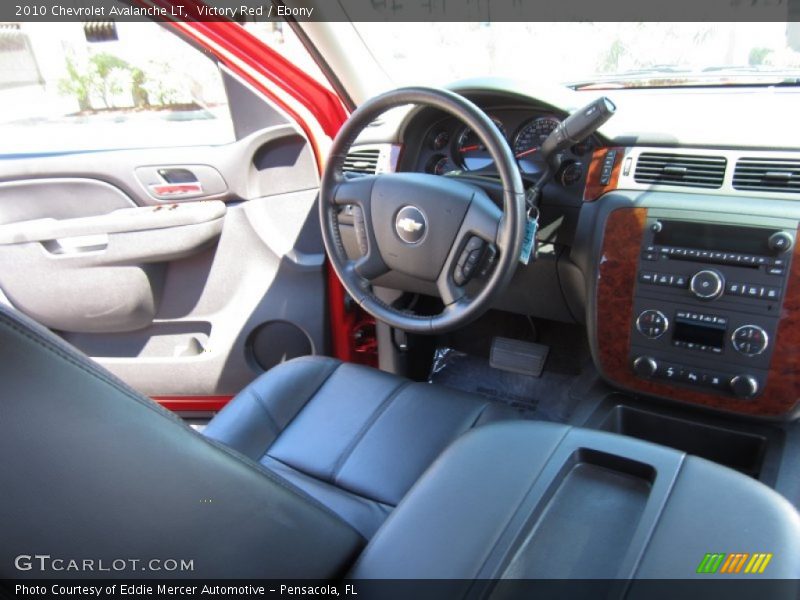 Victory Red / Ebony 2010 Chevrolet Avalanche LT