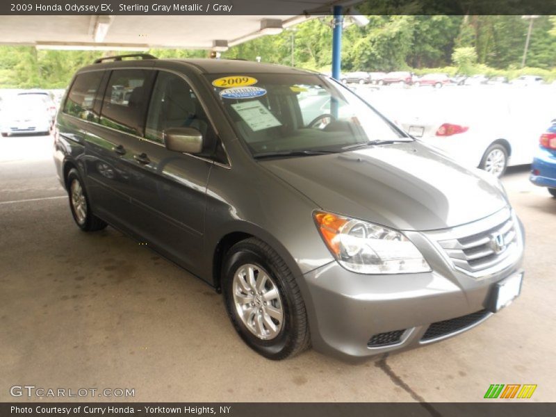 Sterling Gray Metallic / Gray 2009 Honda Odyssey EX