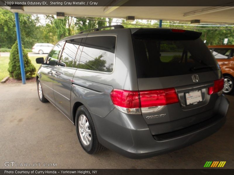 Sterling Gray Metallic / Gray 2009 Honda Odyssey EX