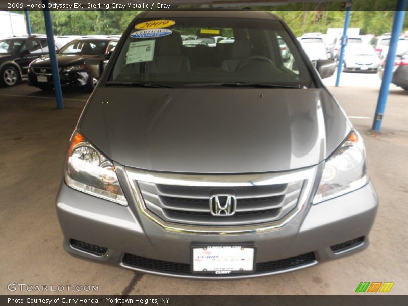Sterling Gray Metallic / Gray 2009 Honda Odyssey EX