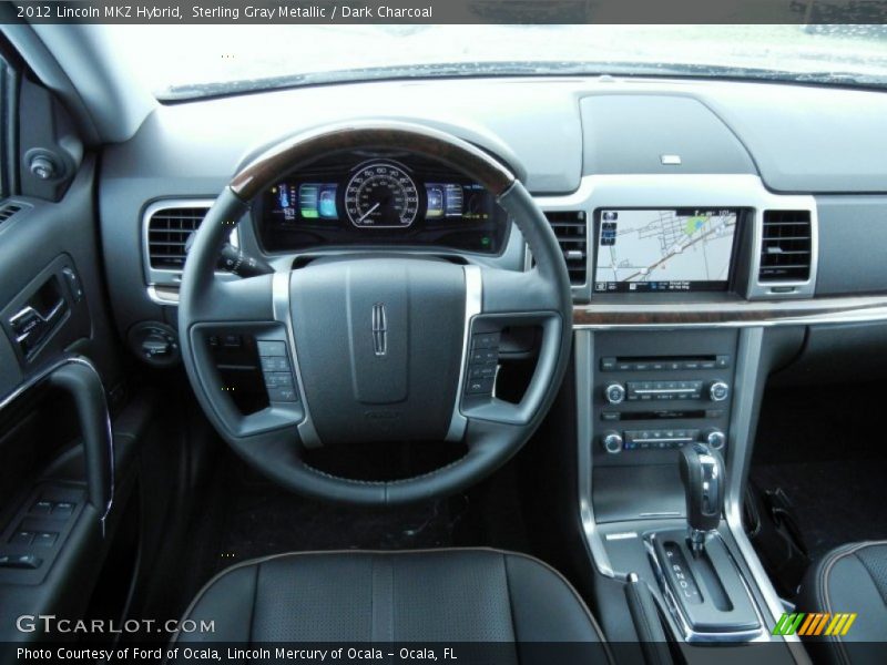 Sterling Gray Metallic / Dark Charcoal 2012 Lincoln MKZ Hybrid