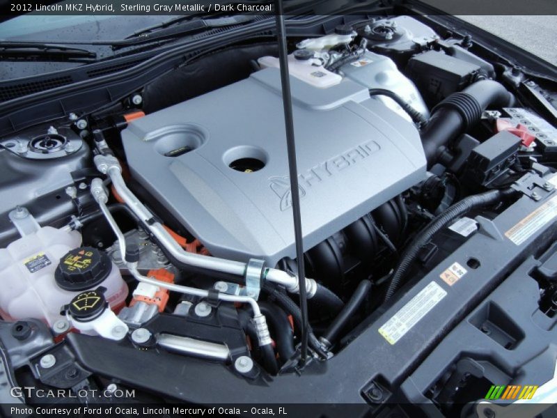 Sterling Gray Metallic / Dark Charcoal 2012 Lincoln MKZ Hybrid