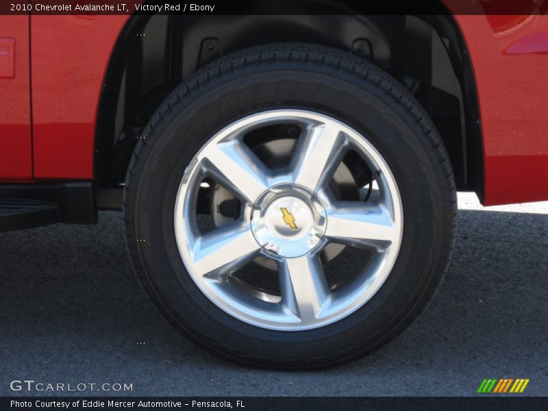 Victory Red / Ebony 2010 Chevrolet Avalanche LT