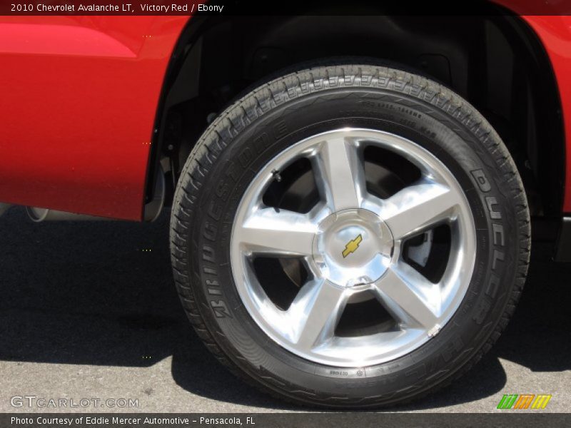 Victory Red / Ebony 2010 Chevrolet Avalanche LT