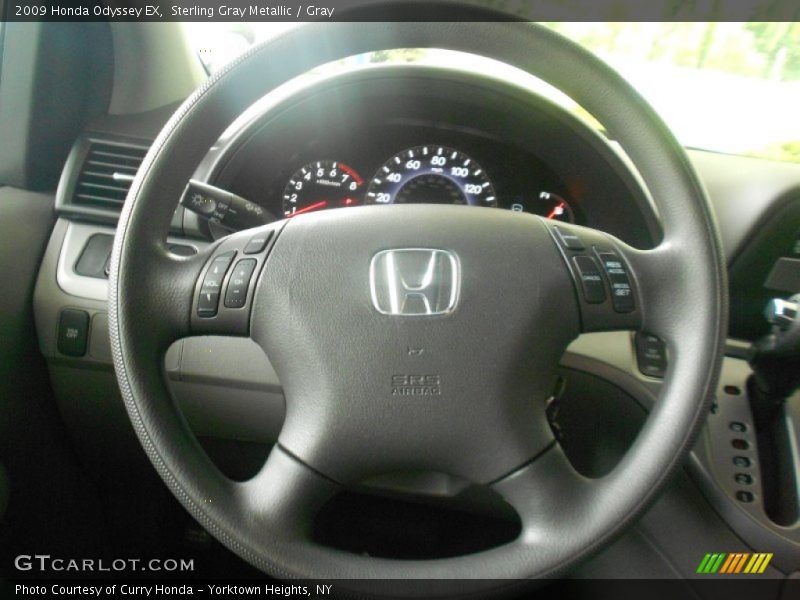 Sterling Gray Metallic / Gray 2009 Honda Odyssey EX