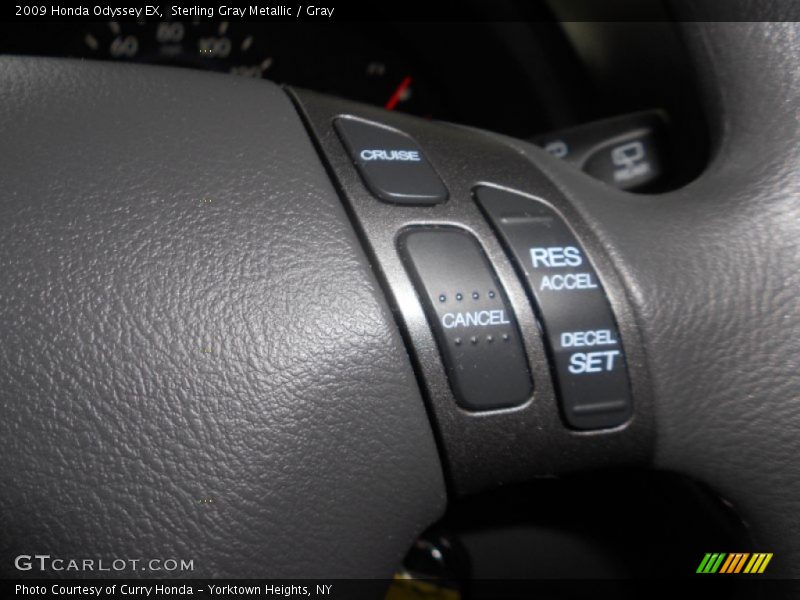 Sterling Gray Metallic / Gray 2009 Honda Odyssey EX