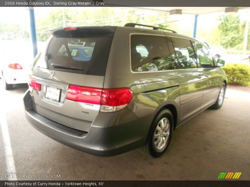Sterling Gray Metallic / Gray 2009 Honda Odyssey EX